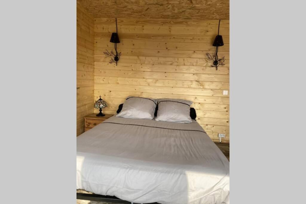 Charmant Chalet Pour 2 Personnes Spa Prive Massillargues-Attuech エクステリア 写真