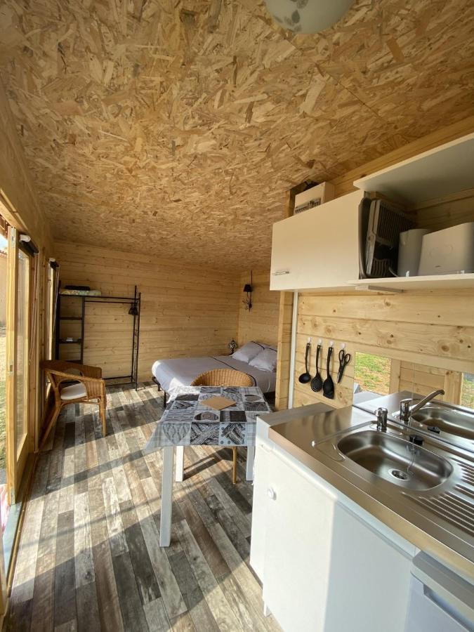 Charmant Chalet Pour 2 Personnes Spa Prive Massillargues-Attuech エクステリア 写真
