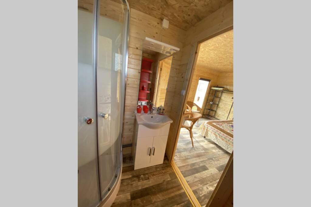 Charmant Chalet Pour 2 Personnes Spa Prive Massillargues-Attuech エクステリア 写真
